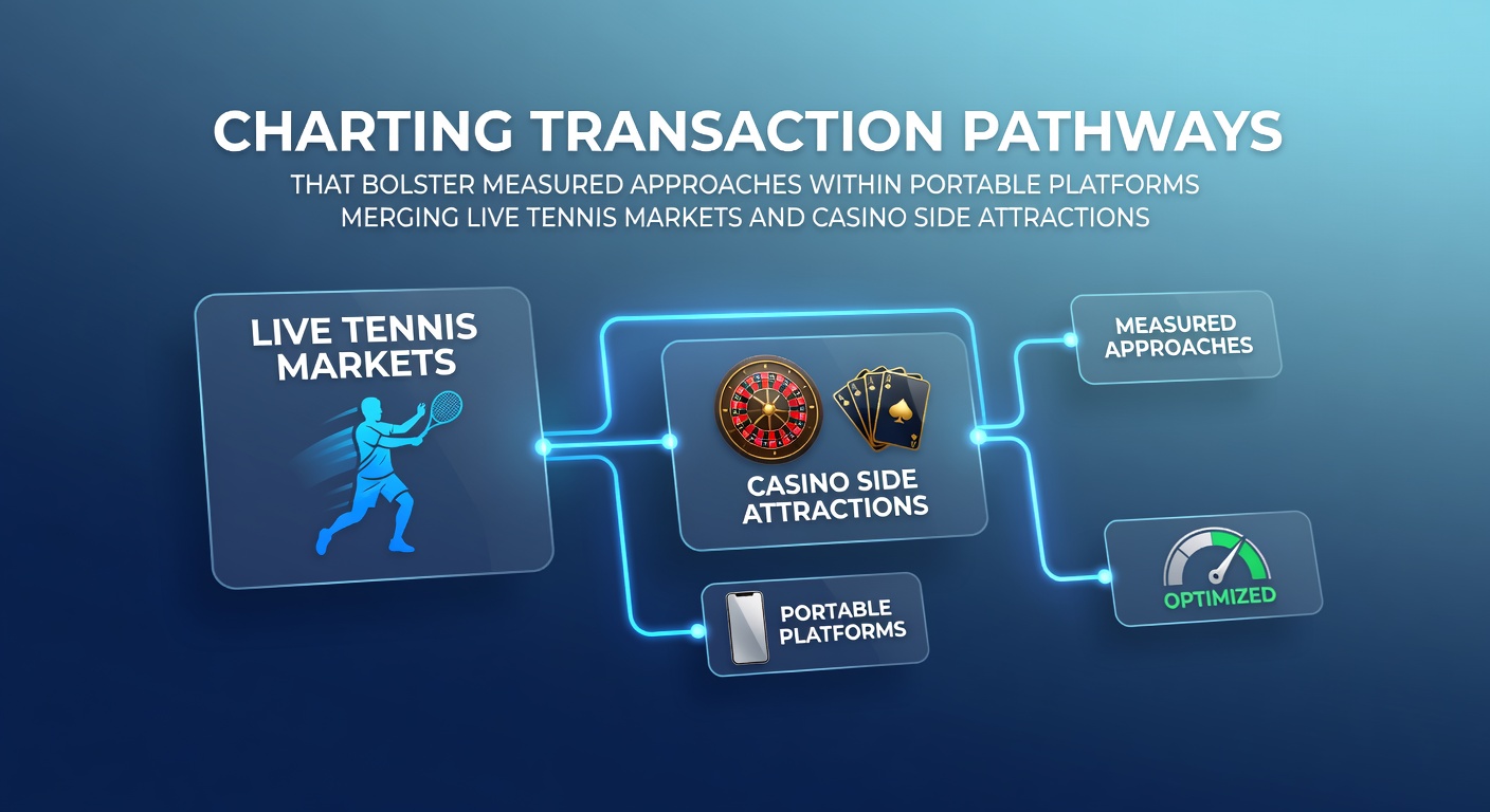 Illustration von Transaktionspfaden auf mobilen Geräten bei Live-Tennis und Casino-Spielen
