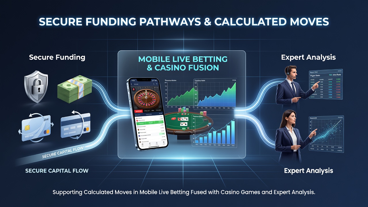 Sichere Finanzierungswege in mobilen Live-Wett- und Casino-Plattformen