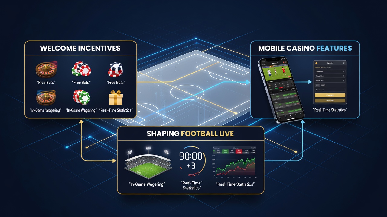 Visualisierung von Transaktionsflüssen und Casino-Integrationen in Fußball-Live-Umgebungen