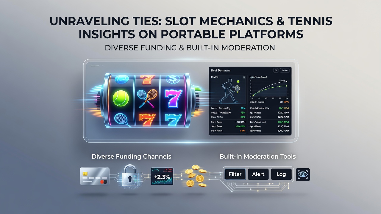 Mobile Plattformen verbinden Slot-Elemente mit Tennisanalysen durch sichere Zahlungswege und Moderationstools