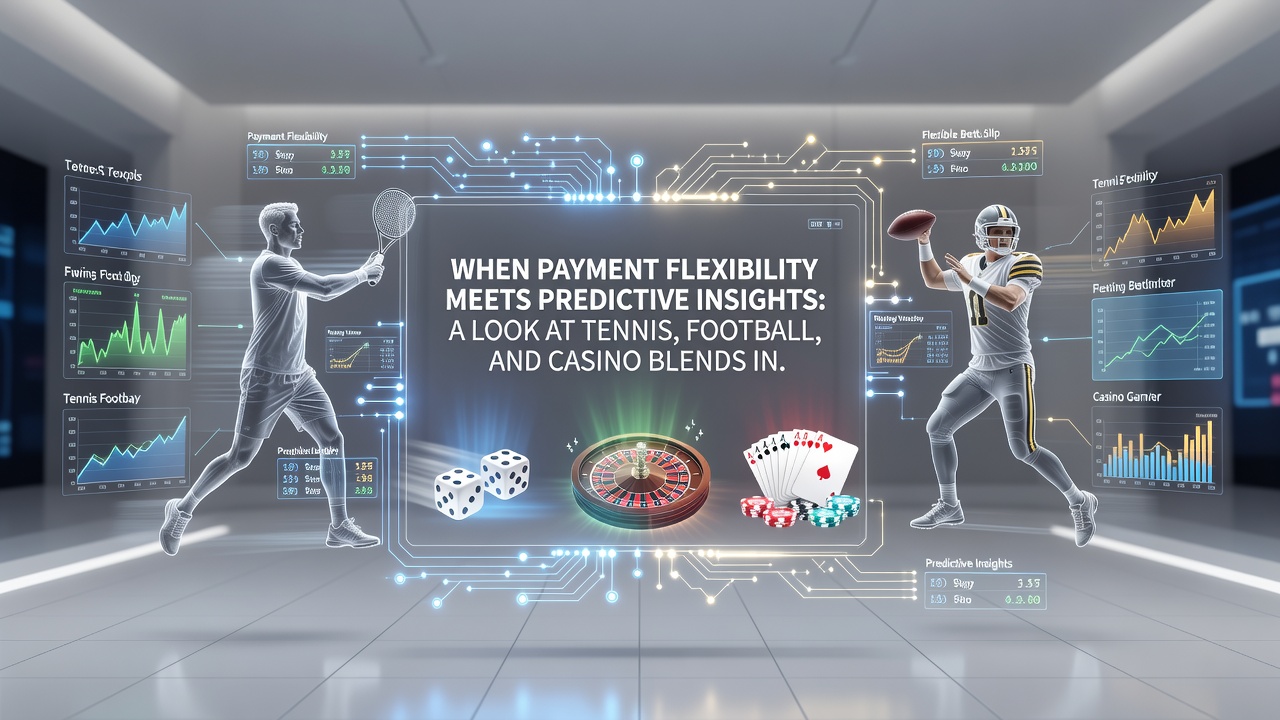 Diagramm zeigt Verknüpfung von Zahlungsströmen mit prädiktiven Modellen für Fußball- und Tenniswetten in Casino-Apps
